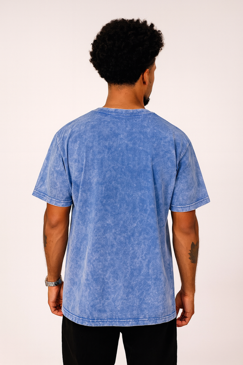 ACID WASH OVERSIZE AZUL